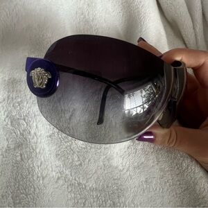 Y2K Versace Purple Sunglasses